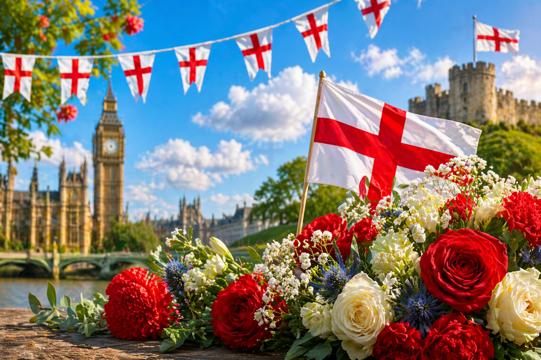 St George’s Day Flowers in the UK: Celebrate April 23 with Elegant Spring Bouquets