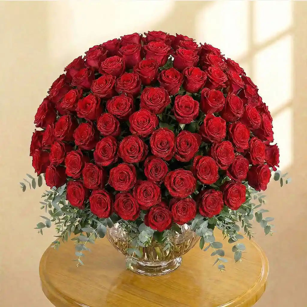 100 Red Roses